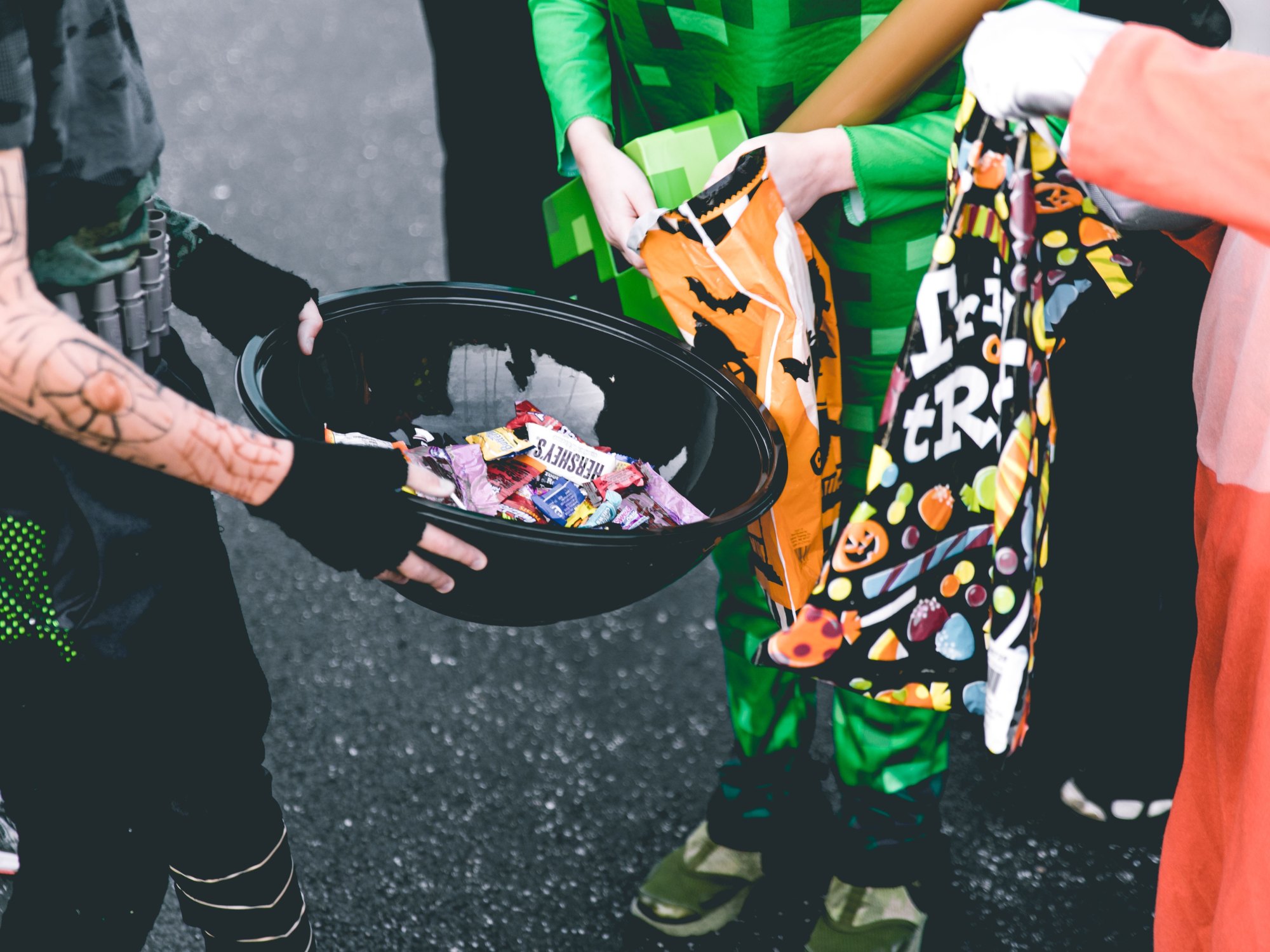 stealing your kids Halloween candy